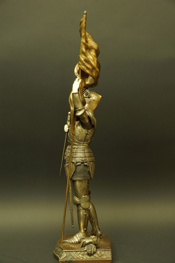 Joan of Arc, Art Déco, chryselephantine, D. Alonzo, 1920s-photo-5