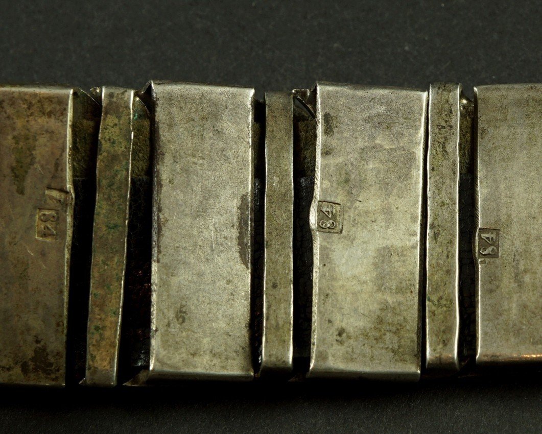 Ceinture caucasienne, argent, niello, Russie, XIXe siècle -photo-1