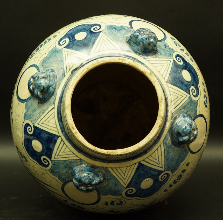 Vase orné d'un dragon, céramique, Chine, dynastie Qing, XVIIIe siècle-photo-4