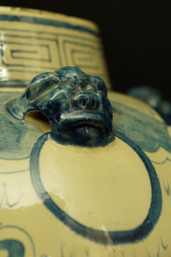Vase orné d'un dragon, céramique, Chine, dynastie Qing, XVIIIe siècle-photo-5
