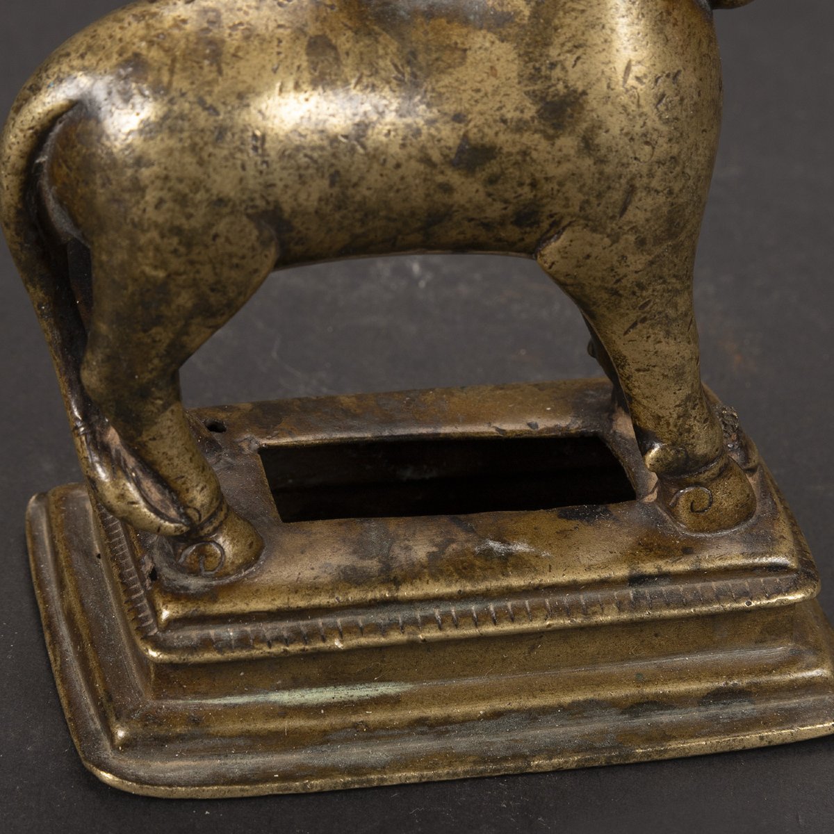 Nandin Bull, Bronze, India, 18th Century.-photo-1