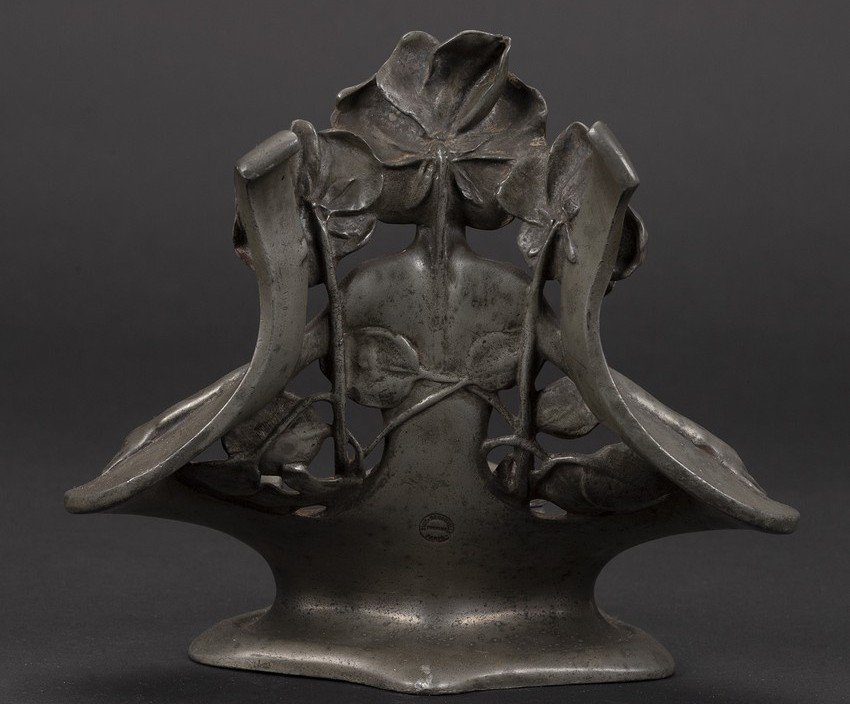 Encrier, Art nouveau, étain, Maurice Maignan (1868-1946), Paris, vers 1900.-photo-4