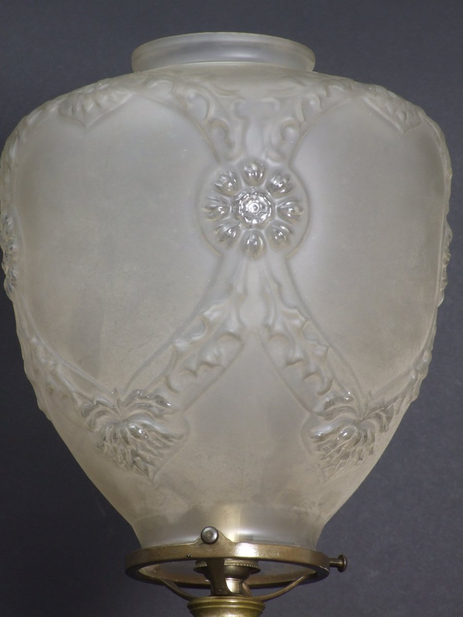 "églantine" Lamp, Auguste Moreau, France, 19th/20th Century.-photo-1