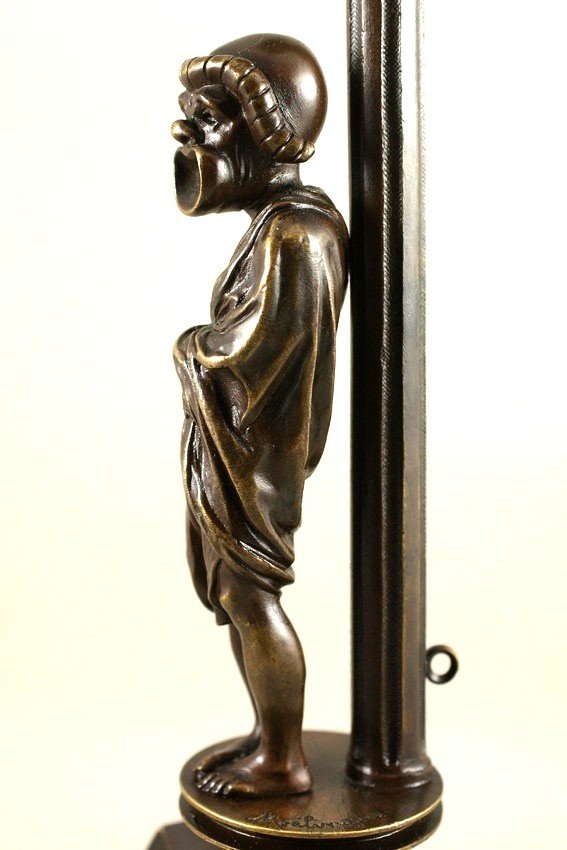 Pair Of Candlesticks, étienne Mélingue (1807–1875), France, Mid-19th Century.-photo-4
