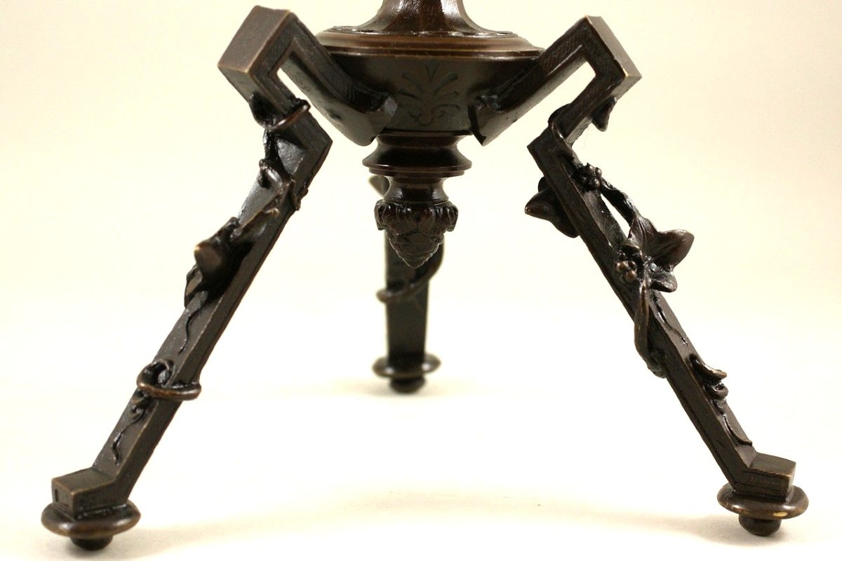 Pair Of Candlesticks, étienne Mélingue (1807–1875), France, Mid-19th Century.-photo-7