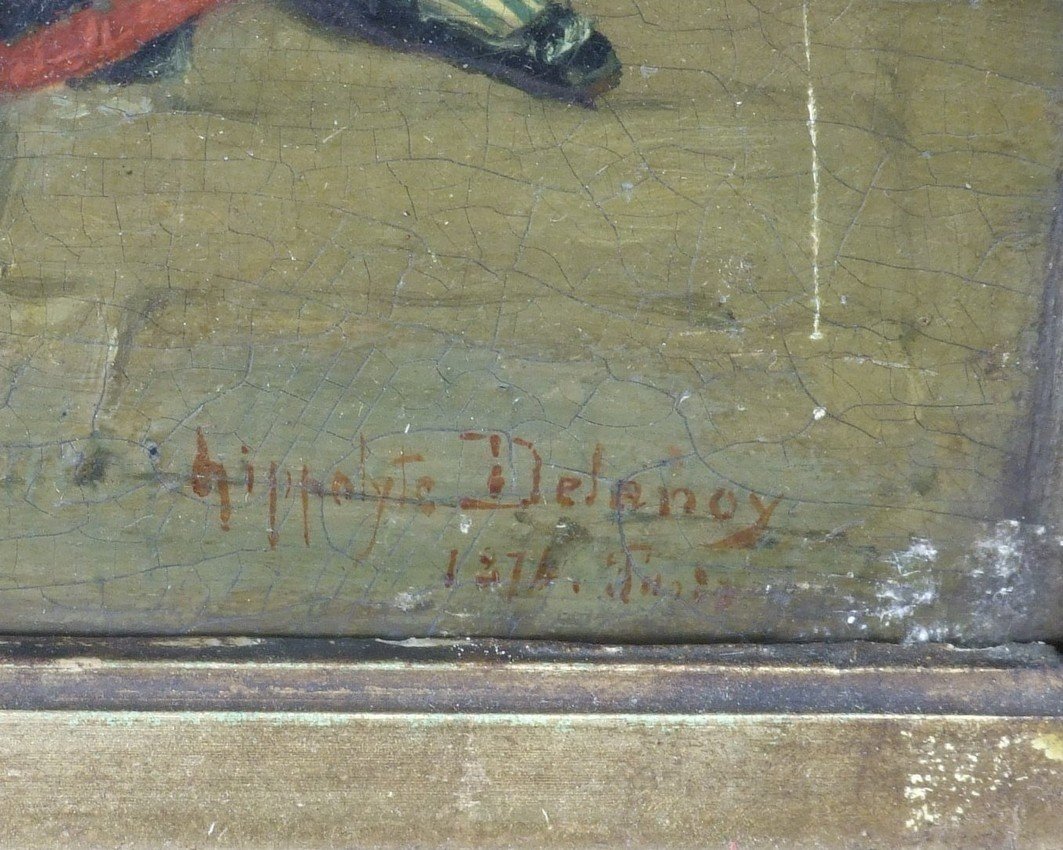 "la Fileuse",  Hippolyte Delanoy, France, 1874.-photo-3