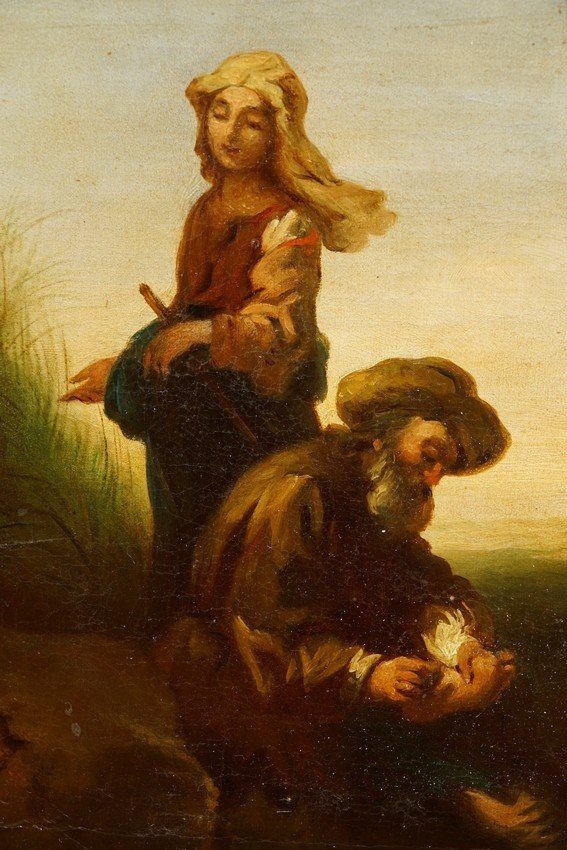 *les Randonneurs*, E. Hebert, France, 1857.-photo-4