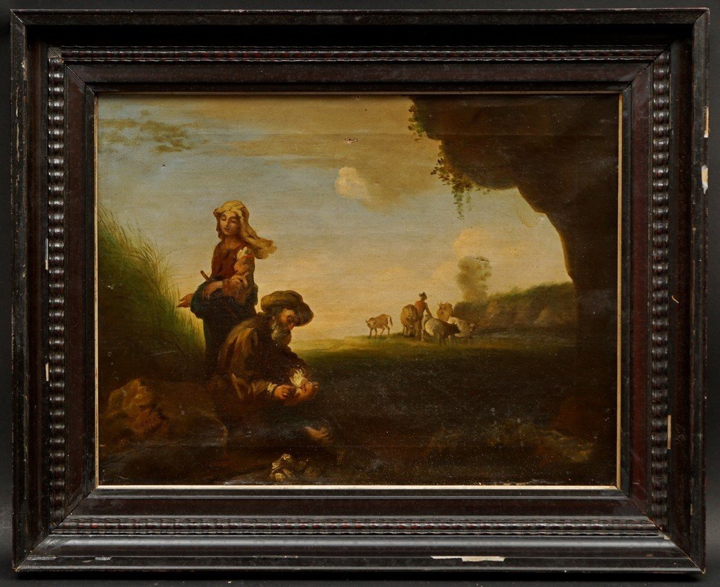 *les Randonneurs*, E. Hebert, France, 1857.