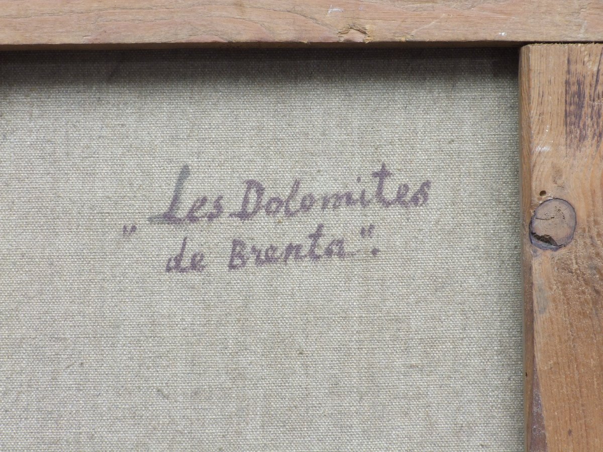 The Brenta Dolomites, Serge Agababian Sedrac, First Half Of The 20th Century.-photo-1