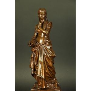 Pandora, bronze,  Eutrope Bouret (1833-1906) , France, seconde moitié du XIXe siècle.