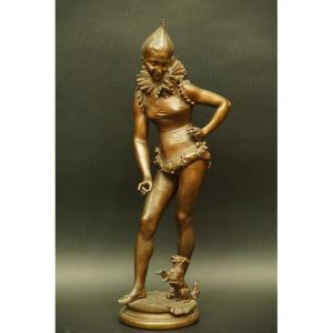 Dresseur de Cirque, bronze,  Faure de Broussé (1843-1908) , France, XIXe siècle.
