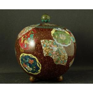 Boîte, cloisonné, Japon, ère Meiji (1868-1912)