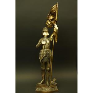Joan Of Arc, Art Deco, Chryselephantine, D. Alonzo, 1920s