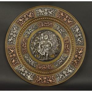 Plate With Murugan, India, 19th/20th Century 