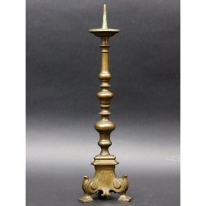 Chandelier baroque, bronze, XVIIe siècle.