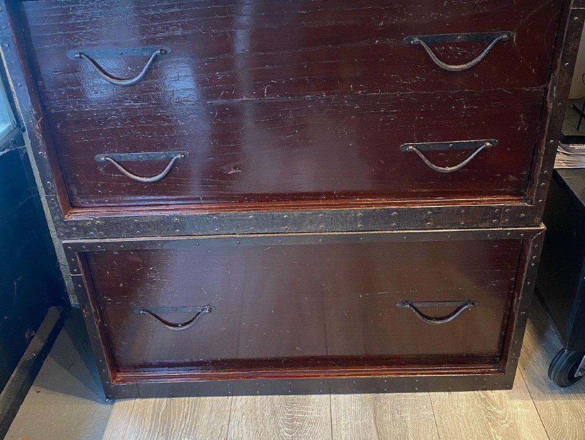 Traditional Japanese Furniture Called Tansu Late Edo Period-photo-8