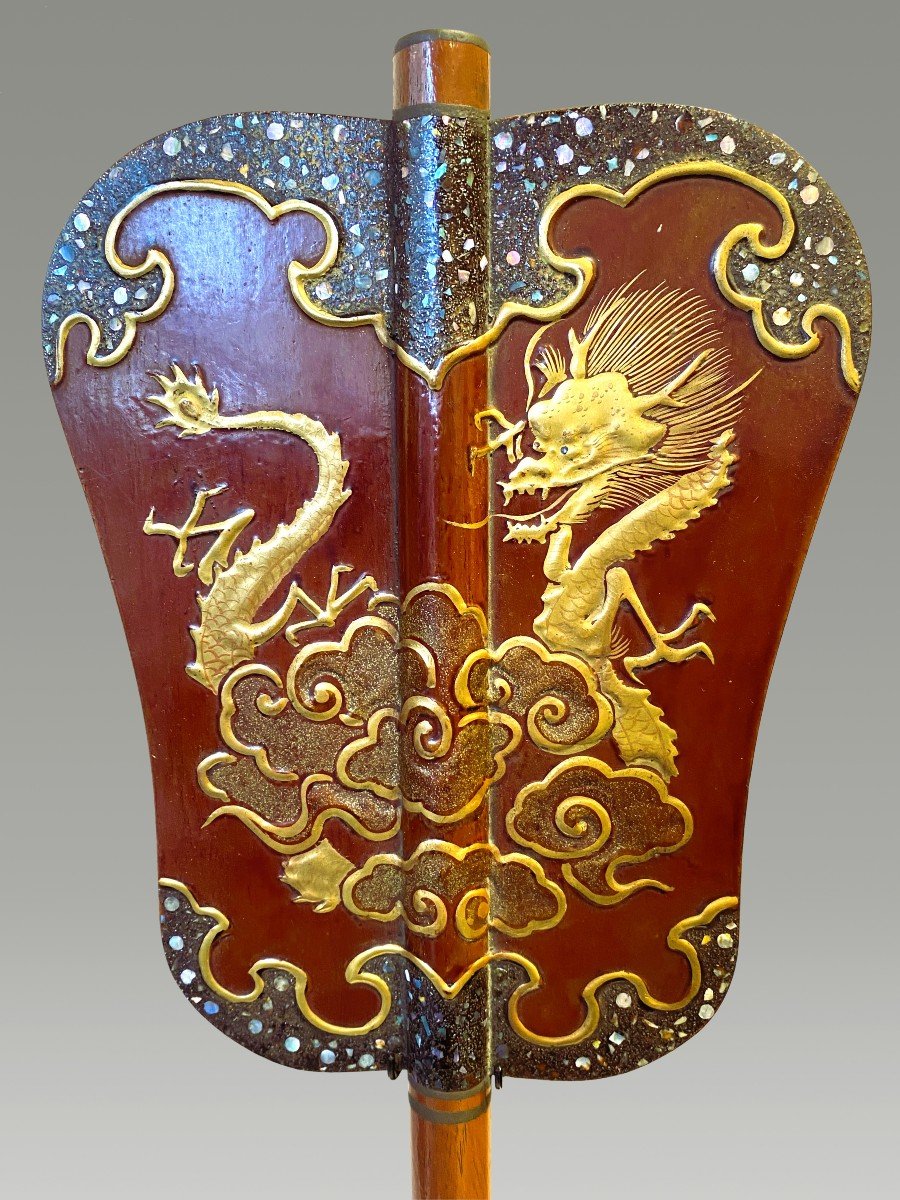 Dragon Samurai War Fan-photo-2