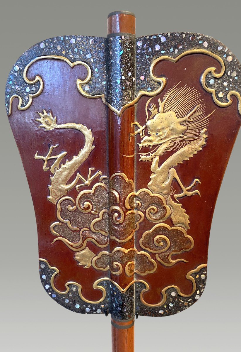 Dragon Samurai War Fan
