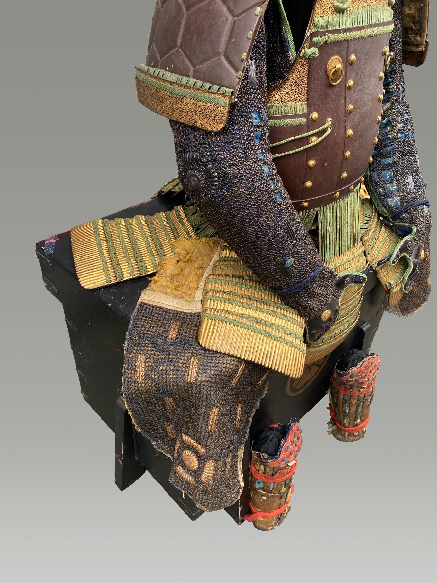 Very Beautiful Samurai Armor Middle Edo XVIII Eme-photo-3