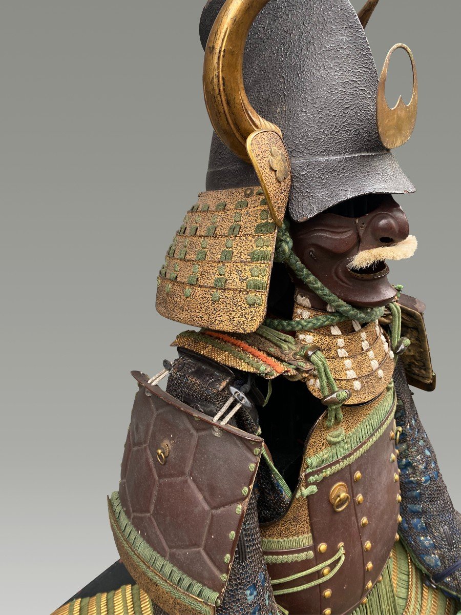 Very Beautiful Samurai Armor Middle Edo XVIII Eme-photo-4