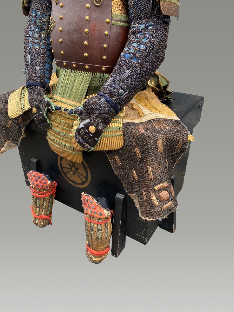 Very Beautiful Samurai Armor Middle Edo XVIII Eme-photo-1