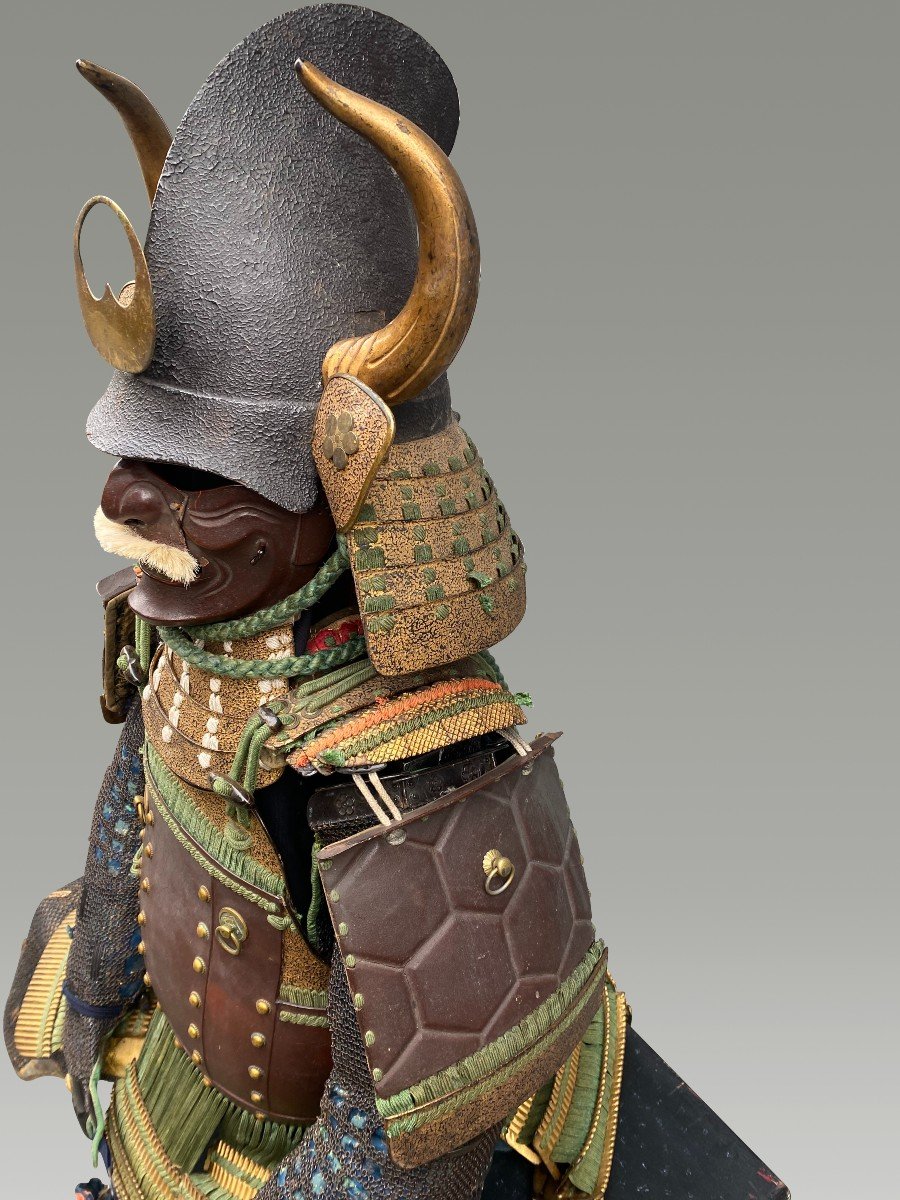 Very Beautiful Samurai Armor Middle Edo XVIII Eme-photo-2