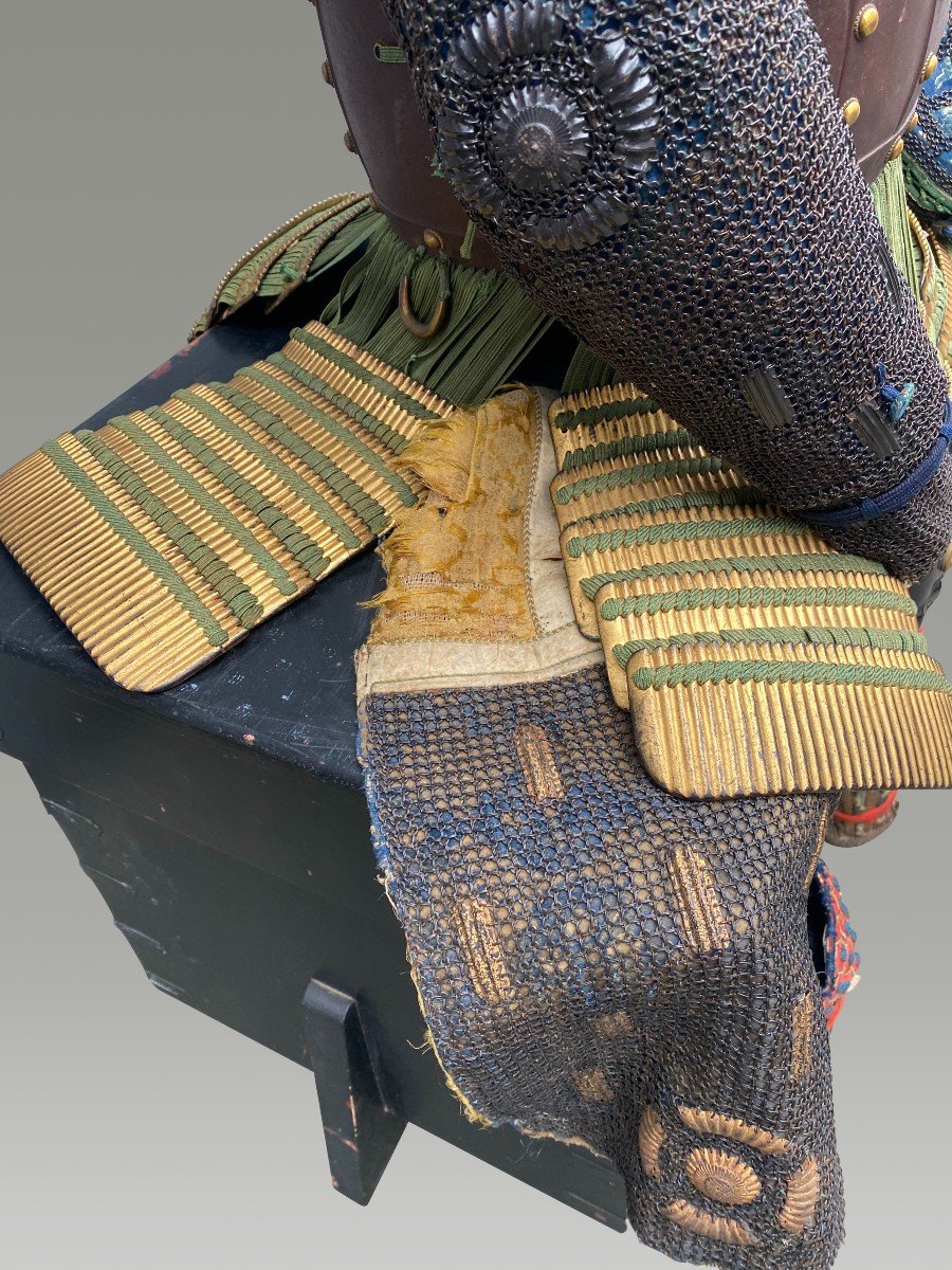 Very Beautiful Samurai Armor Middle Edo XVIII Eme-photo-7