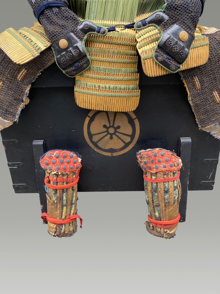 Very Beautiful Samurai Armor Middle Edo XVIII Eme-photo-8