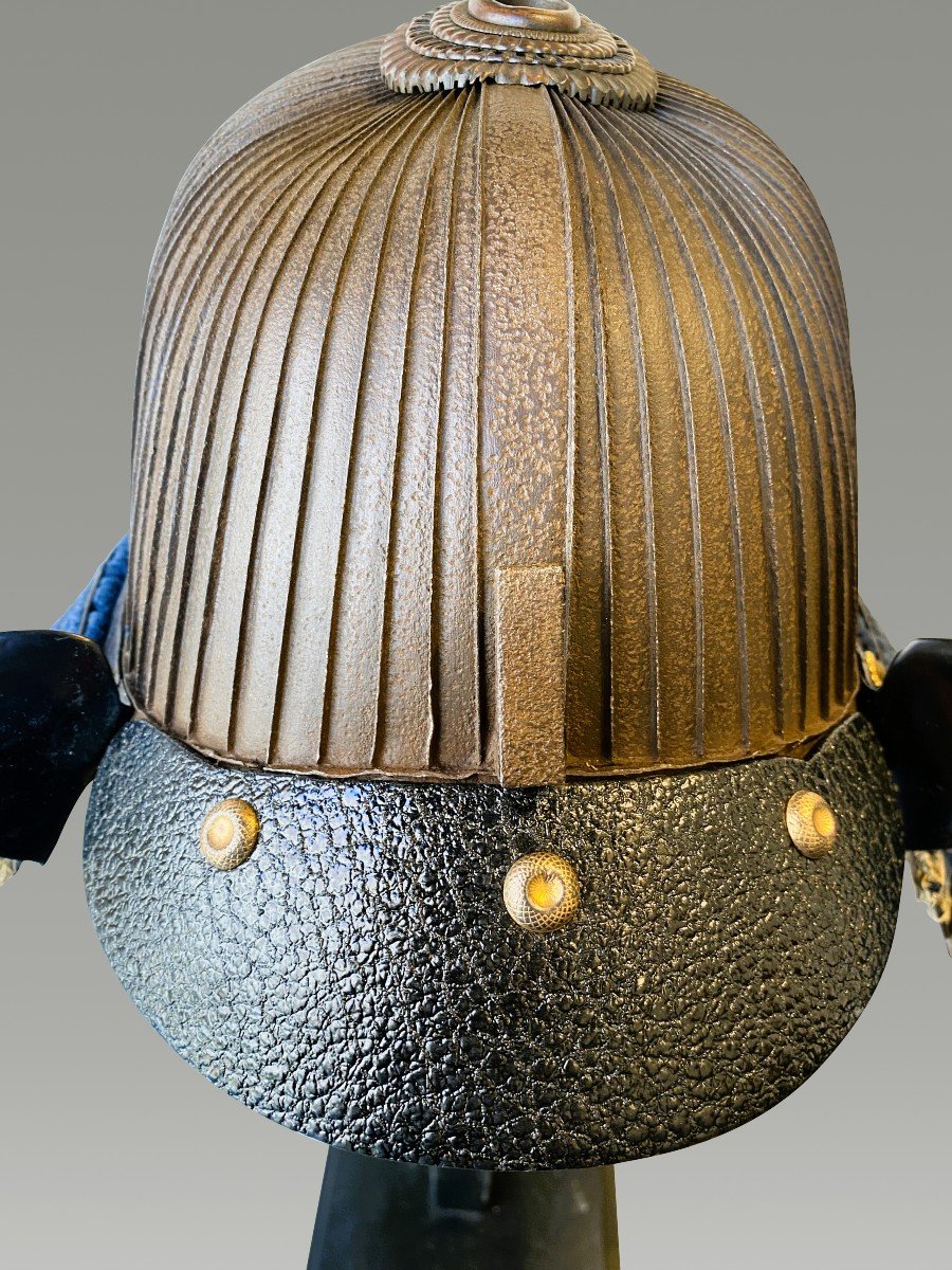 Samurai Helmet, Kabuto Middle Edo Period 62 Slats-photo-3