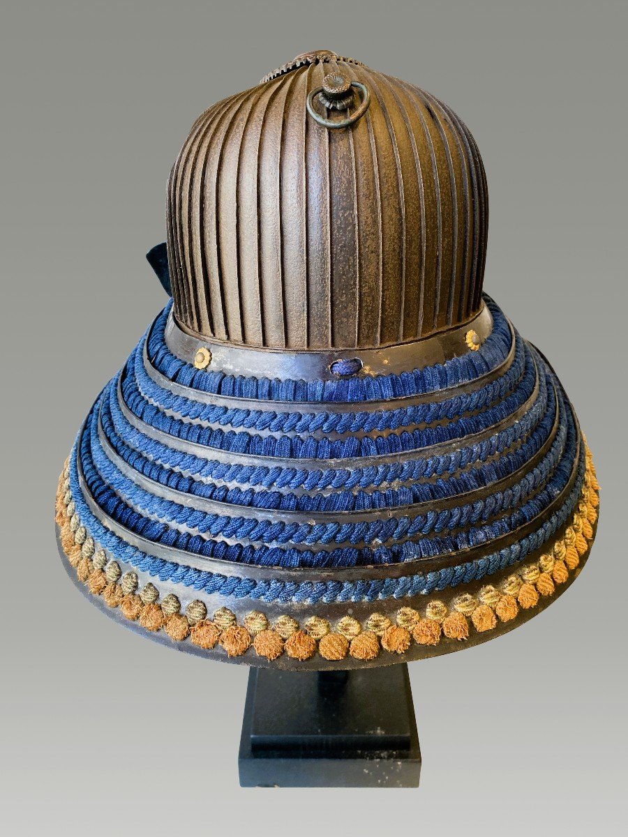 Samurai Helmet, Kabuto Middle Edo Period 62 Slats-photo-2