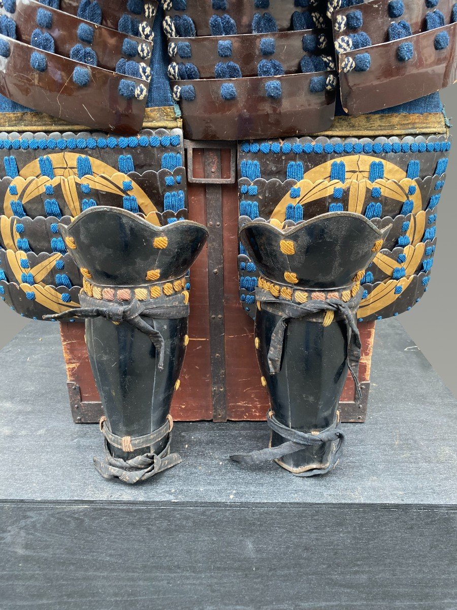 Samurai Armor, Kabuto Zunari Black Lacquer Late 18th Century-photo-2