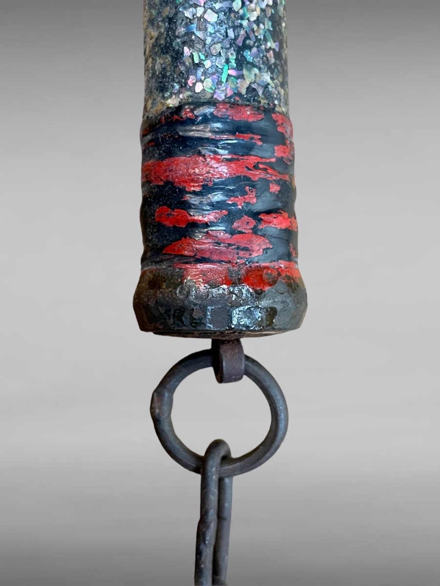 Kusarigama (Faux - Chaîne - Masse) - Période Edo (1603 - 1868). -photo-6