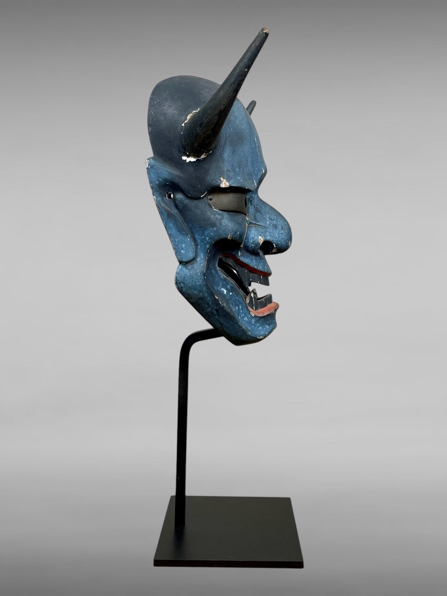 Noh Theater Mask Depicting Hannya - Edo Period (1603-1868). -photo-3