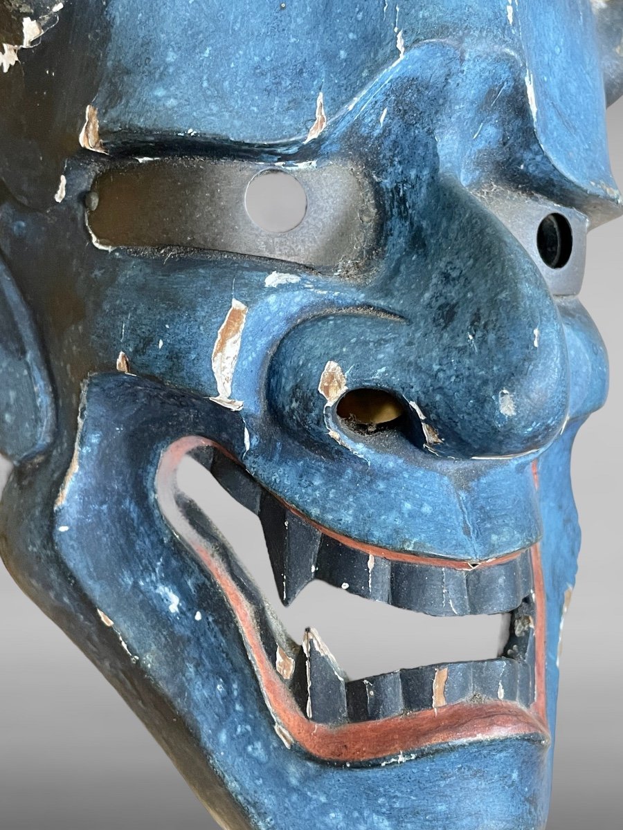 Noh Theater Mask Depicting Hannya - Edo Period (1603-1868). -photo-4