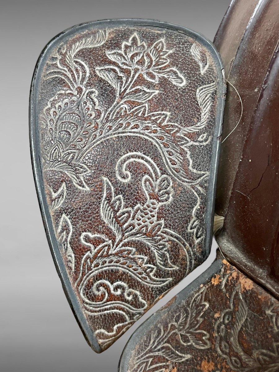 Kabuto De Samuraï En Fer Forgé à 24 Lamelles - Période momyama (1573-1603)-photo-3