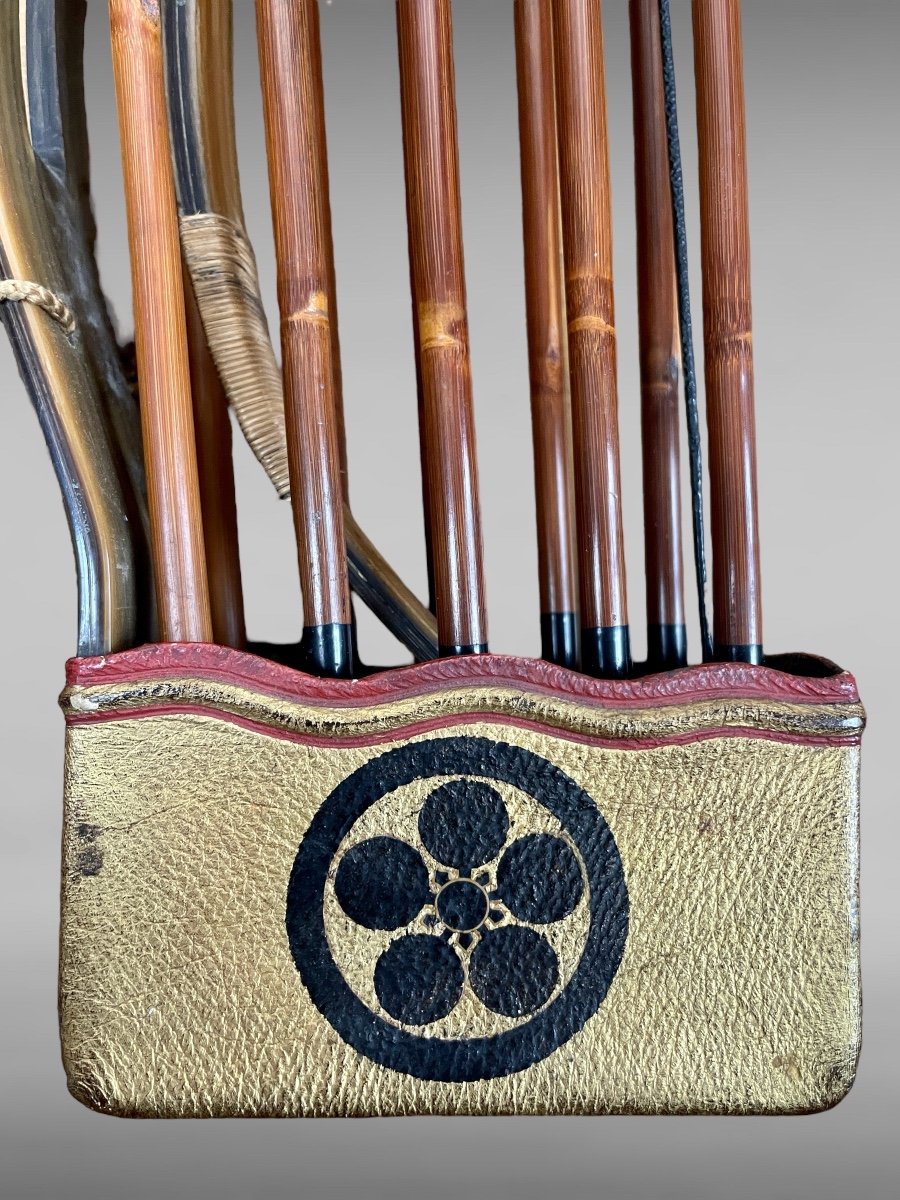 Small Samurai Bow And Quiver - Edo Period (1603-1868).-photo-2