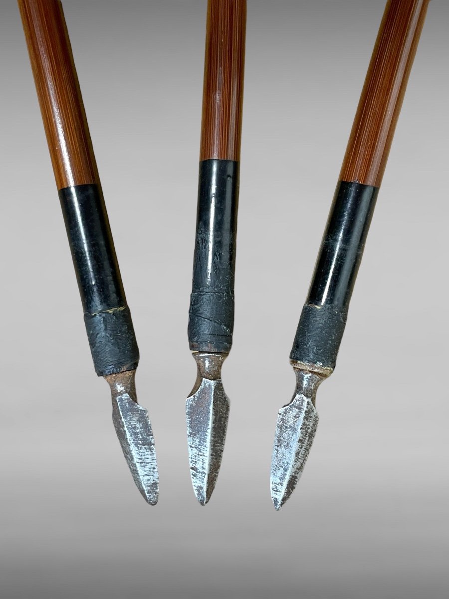Small Samurai Bow And Quiver - Edo Period (1603-1868).-photo-3