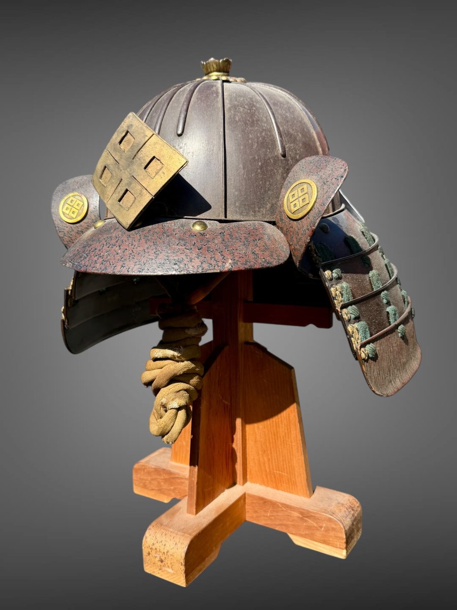 Kabuto De Samurai En Fer Forgé de l'atelier KAGA - Période Edo (1603-1868).