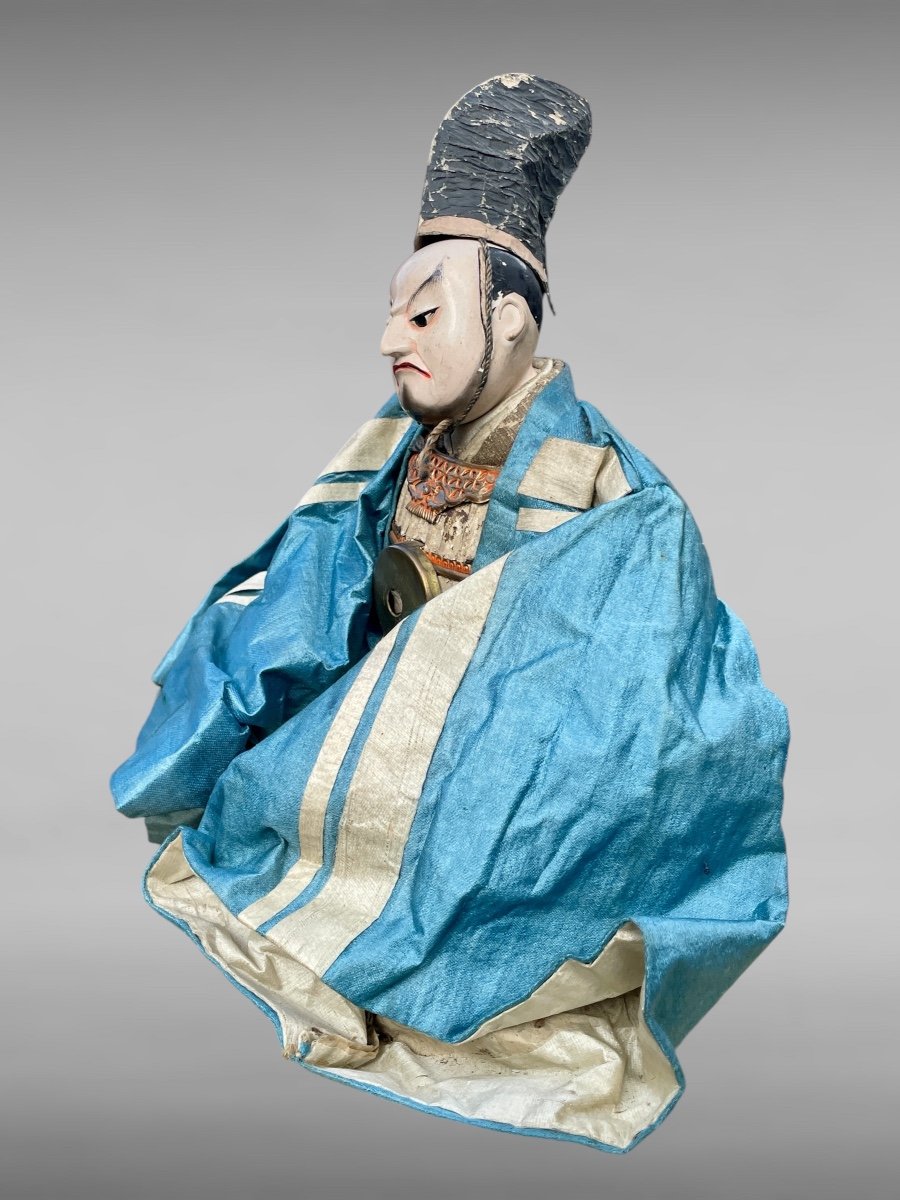 Poupée Musha Figurant Le Premier Ministre Takenoushi - Période Meiji (1868 - 1912).-photo-4