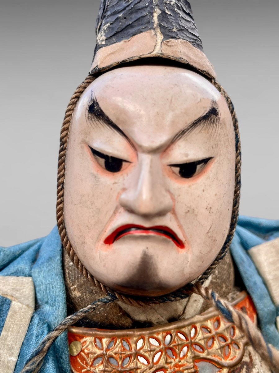 Poupée Musha Figurant Le Premier Ministre Takenoushi - Période Meiji (1868 - 1912).-photo-4