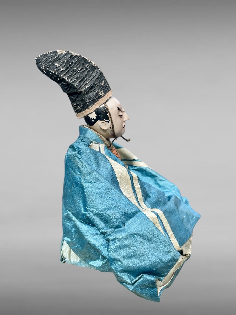 Poupée Musha Figurant Le Premier Ministre Takenoushi - Période Meiji (1868 - 1912).-photo-8
