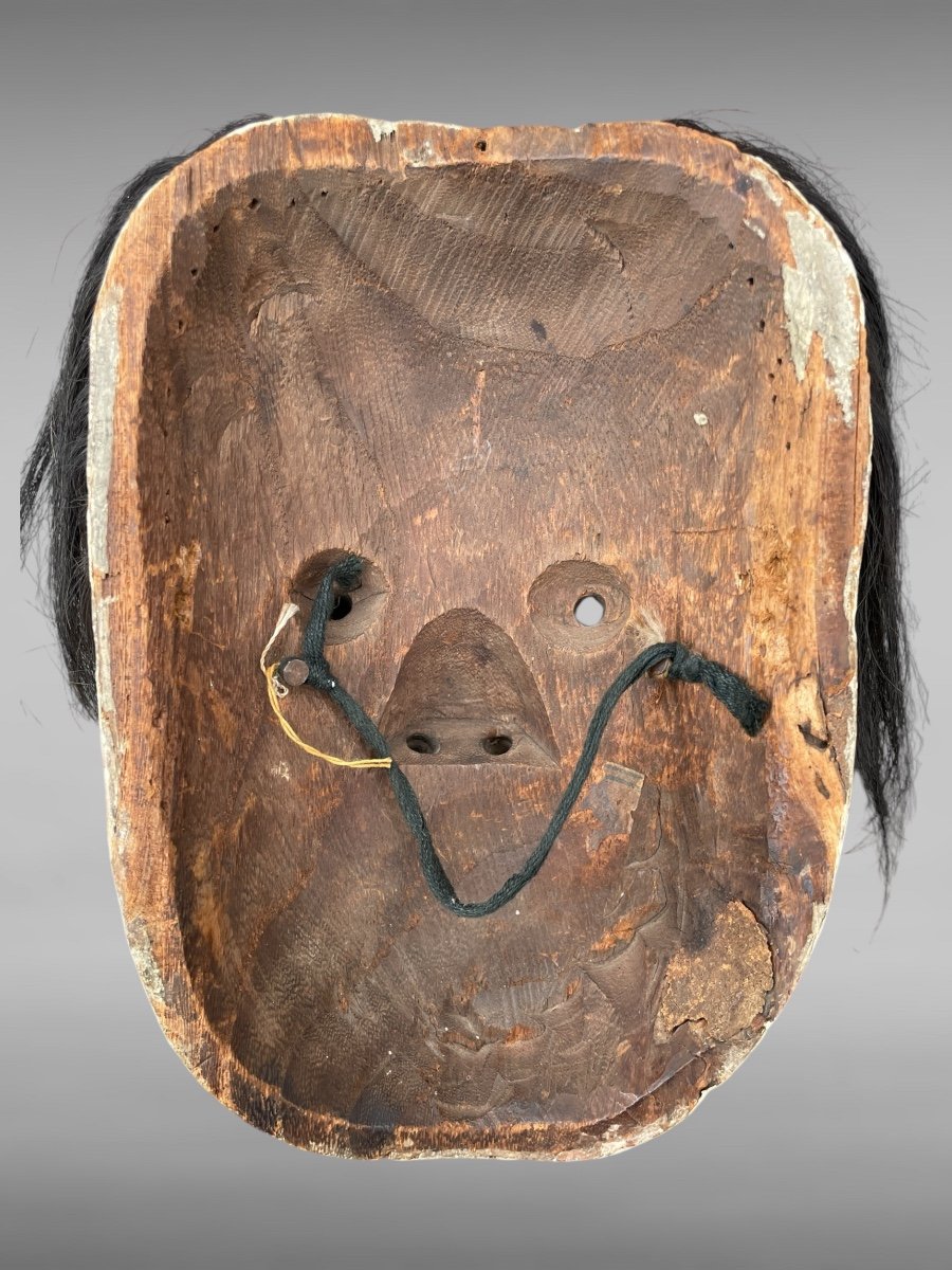 Noh Theater Mask - Edo Period (1603-1868). -photo-7