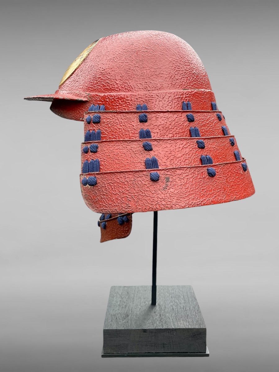 Kabuto-mempo Set Of Samurai - Edo Period (1603 - 1868).-photo-3