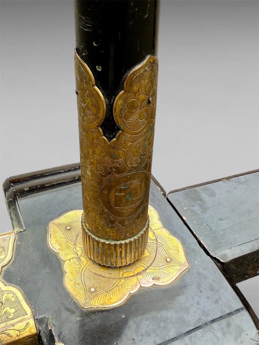 Important Kimonokake From The Hachikusa Clan - Edo Period (1603-1868).-photo-3