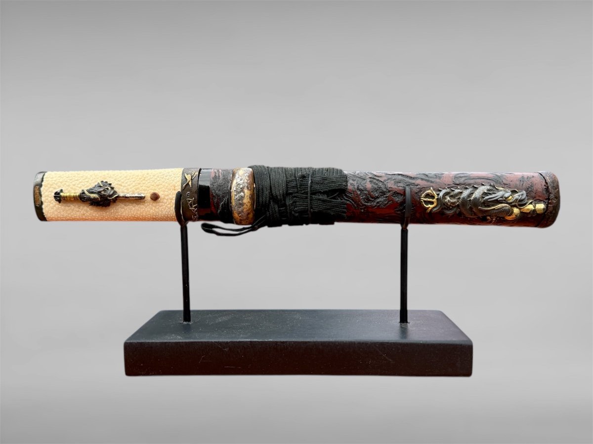 Tanto Koto De Samuraï Attribue à Kaneyoshi Avec Certificat Nthk - ère Eisho (1504 - 1521).