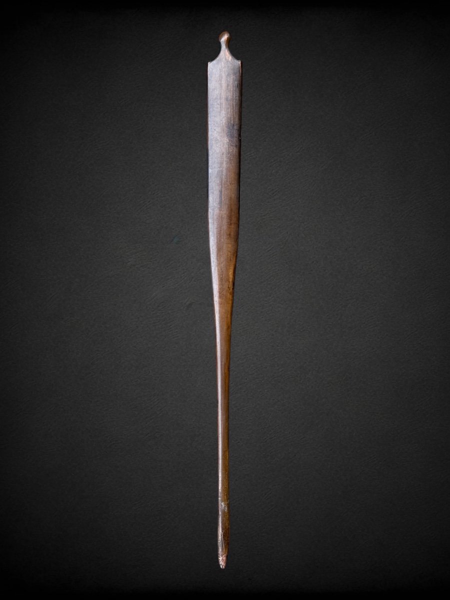 Finely Crafted Copper Kogai - Edo Period (1603 - 1868).-photo-2