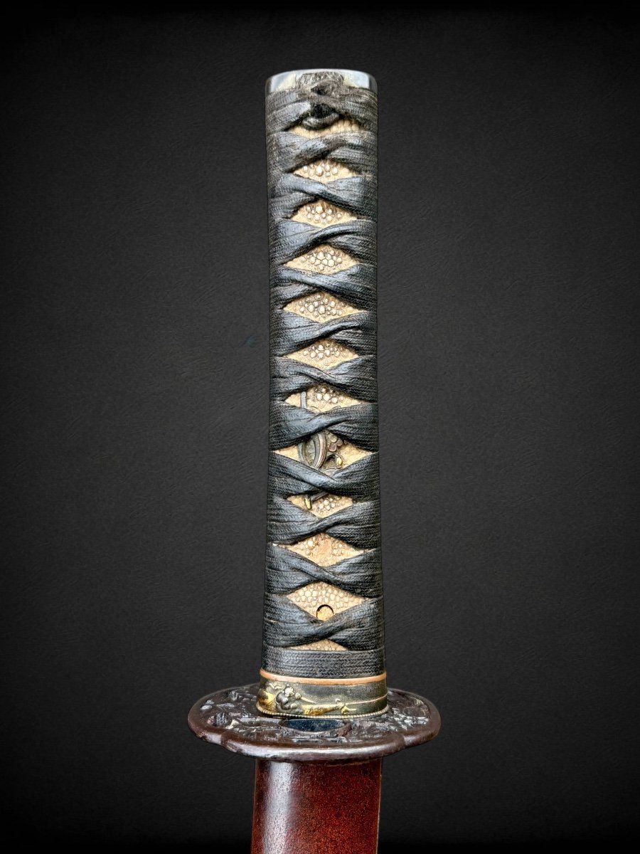 Samurai Wakizashi, Very Beautiful Saya - Edo Period (1603-1868).-photo-2