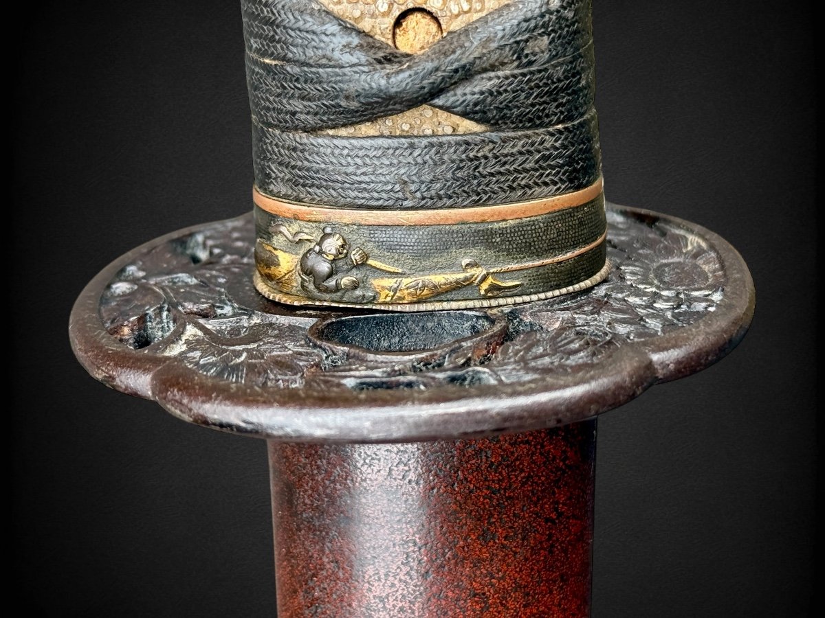 Samurai Wakizashi, Very Beautiful Saya - Edo Period (1603-1868).-photo-3