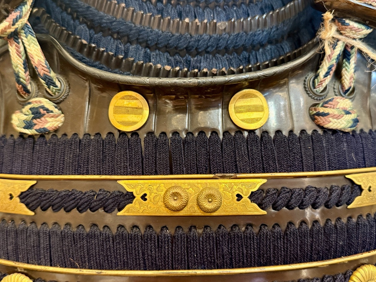 Complete Myochin Armor Of Samurai Of The Mogami Clan, Kabuto Of Saotome - Edo Period (1603-1868).-photo-2