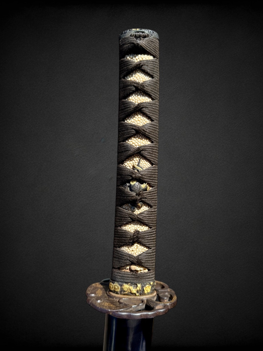 Katana De Samuraï - signé Shige Taka - Début de la Période Edo (1603-1868).-photo-3